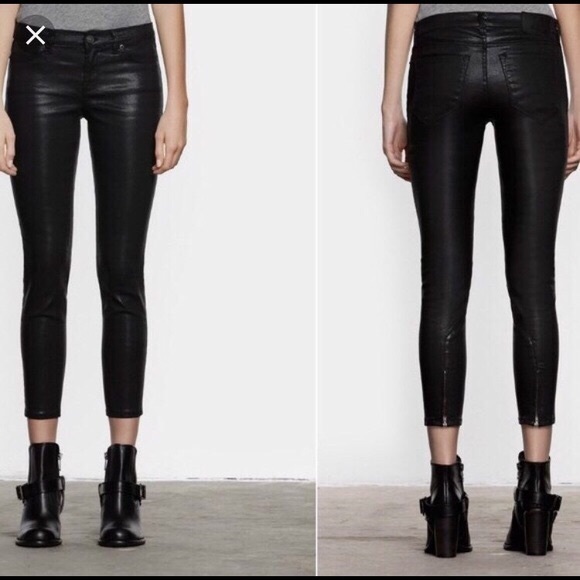 NWOT! All Saints Petrel Brodie Coated Skinny Jean - Picture 1 of 10